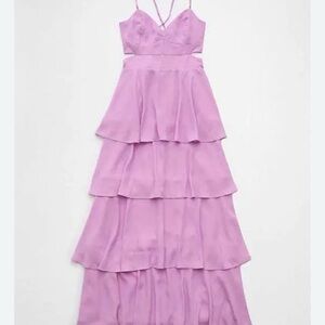 American Eagle Outfitters Lavender Maxi Dress
